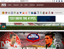 Tablet Screenshot of esto.com.mx