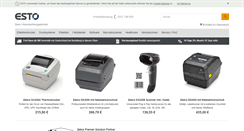 Desktop Screenshot of esto.de