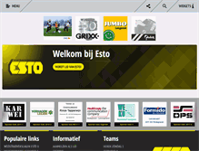 Tablet Screenshot of esto.nl